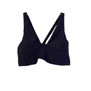 VICTORIA'S SECRET Womens M/80B Dark Blue Caged Bralette Activewear Top